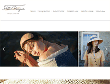 Tablet Screenshot of hatsbazaar.com